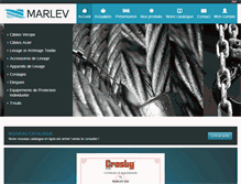 Tablet Screenshot of marlev.fr